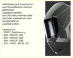 Automatische Laserschweiss-Helm Weld-Helmet EN207-Zertifizierung für die Gesamtheit Helm plus Filter